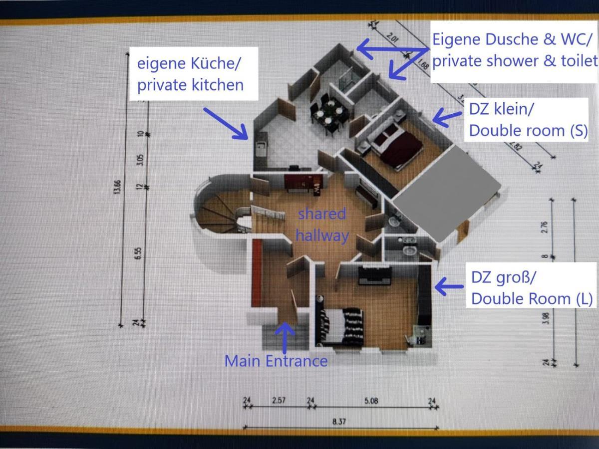 Villa Hanseart Luebeck - Privatzimmer In Zentraler Lage Eksteriør bilde